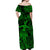 Hawaii Hula Girl Polynesian Matching Dress and Hawaiian Shirt Matching Couples Outfit Unique Style Green LT8 - Polynesian Pride