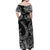Hawaii Fish Hook Polynesian Matching Dress and Hawaiian Shirt Matching Couples Outfit Unique Style Black LT8 - Polynesian Pride