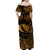 Hawaii State Fish: Humuhumu Nukunuku Apuaa Polynesian Matching Dress and Hawaiian Shirt Matching Couples Outfit Unique Style Gold LT8 - Polynesian Pride