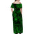 Hawaii Surfing Polynesian Matching Dress and Hawaiian Shirt Matching Couples Outfit Unique Style Green LT8 - Polynesian Pride