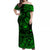 Hawaii Surfing Polynesian Matching Dress and Hawaiian Shirt Matching Couples Outfit Unique Style Green LT8 - Polynesian Pride