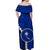 Chuuk Off Shoulder Long Dress Polynesian Style LT6 - Polynesian Pride