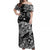 Hawaii Turtle Polynesian Matching Dress and Hawaiian Shirt Matching Couples Outfit Plumeria Flower Unique Style Black LT8 - Polynesian Pride