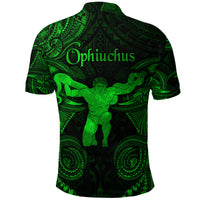 Ophiuchus Zodiac Polynesian Polo Shirt Unique Style Green LT8 - Polynesian Pride