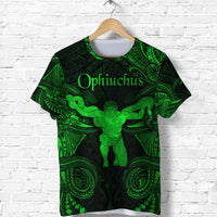 Ophiuchus Zodiac Polynesian T Shirt Unique Style Green LT8 - Polynesian Pride