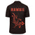 Kakau Polynesian Hammerhead Shark Map Hawaii Shirt - Orange - Polynesian Pride