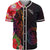 Palau Baseball Shirt - Tropical Hippie Style Unisex Black - Polynesian Pride