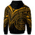 Palau Zip Hoodie Gold Color Cross Style - Polynesian Pride