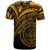 Palau T Shirt Gold Color Cross Style - Polynesian Pride