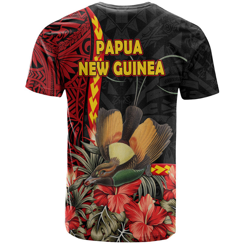 Papua New Guinea T Shirt Unique Bird With Tropical Vintage Plant LT9 - Polynesian Pride