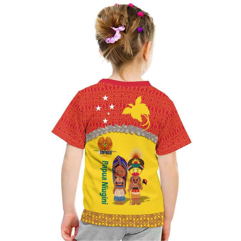 Papua New Guinea T Shirt Indigenous PNG Huli Tapa Style LT9 - Polynesian Pride