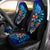 Papua New Guinea Custom Personalised Car Seat Covers - Vintage Tribal Mountain Universal Fit Vintage - Polynesian Pride