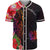 Papua New Guinea Baseball Shirt - Tropical Hippie Style Unisex Black - Polynesian Pride