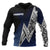 Pohnpei Micronesian Hoodie White Lighting Piece Unisex BLACK - Polynesian Pride
