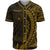 Pohnpei Baseball Shirt - Wings Style Unisex Gold - Polynesian Pride