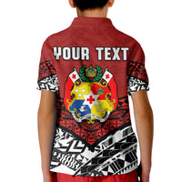 (Custom Personalised) Tonga Polo Shirt KID Independence Anniversary Special Version 2022 LT14 - Polynesian Pride