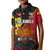 The Kumuls PNG Polo Shirt Papua New Guinea Polynesian Dynamic Style Black LT14 - Polynesian Pride