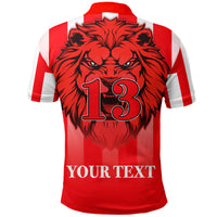 Custom LABASA FA Polo Shirt Football Fijian Custom Text and Number LT13 - Polynesian Pride
