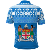Bula Fiji Polo Shirt Tapa Pattern LT13 - Polynesian Pride
