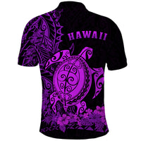 Hawaii Polynesian Polo Shirt Purple Sea Turtles Hawaiian LT13 - Polynesian Pride
