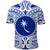 Custom Chuuk Flag Polo Shirt Micronesia Style Blue LT13 - Polynesian Pride