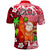 Mele Kalikimaka Polo Shirt Christmas Hawaii with Santa Claus LT13 - Polynesian Pride