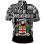 Fiji Rugby Polo Shirt Flying Fijians Black Tapa Pattern LT13 - Polynesian Pride