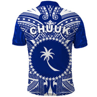Chuuk Polo Shirt Micronesia Simple Pattern LT13 - Polynesian Pride
