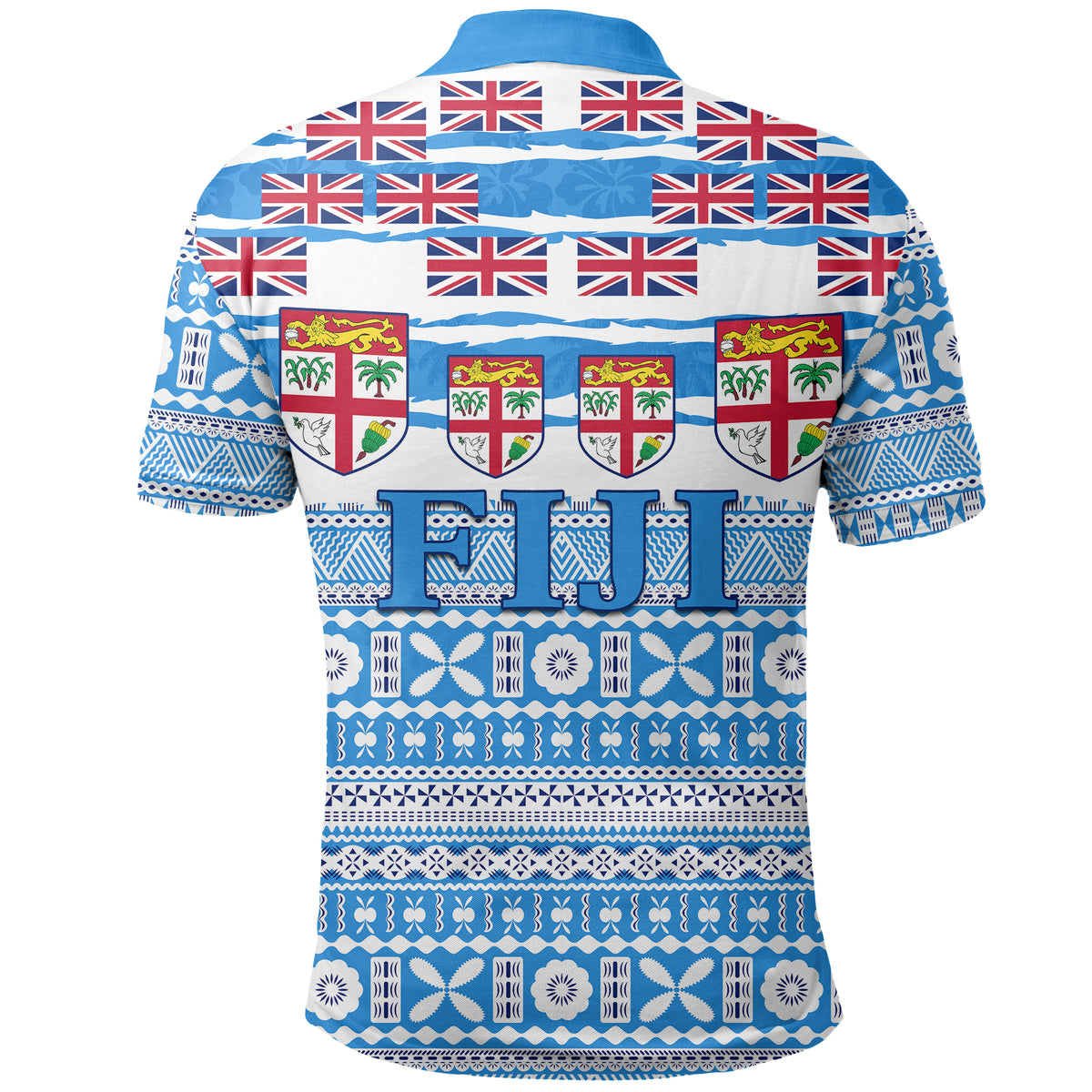 Fiji Polynesian Polo Shirt Fijian Tropical Flowers LT13 - Polynesian Pride