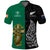 Ireland Shamrock and New Zealand Fern Polo Shirt Rugby Go Shamrock vs All Black LT13 Art - Polynesian Pride