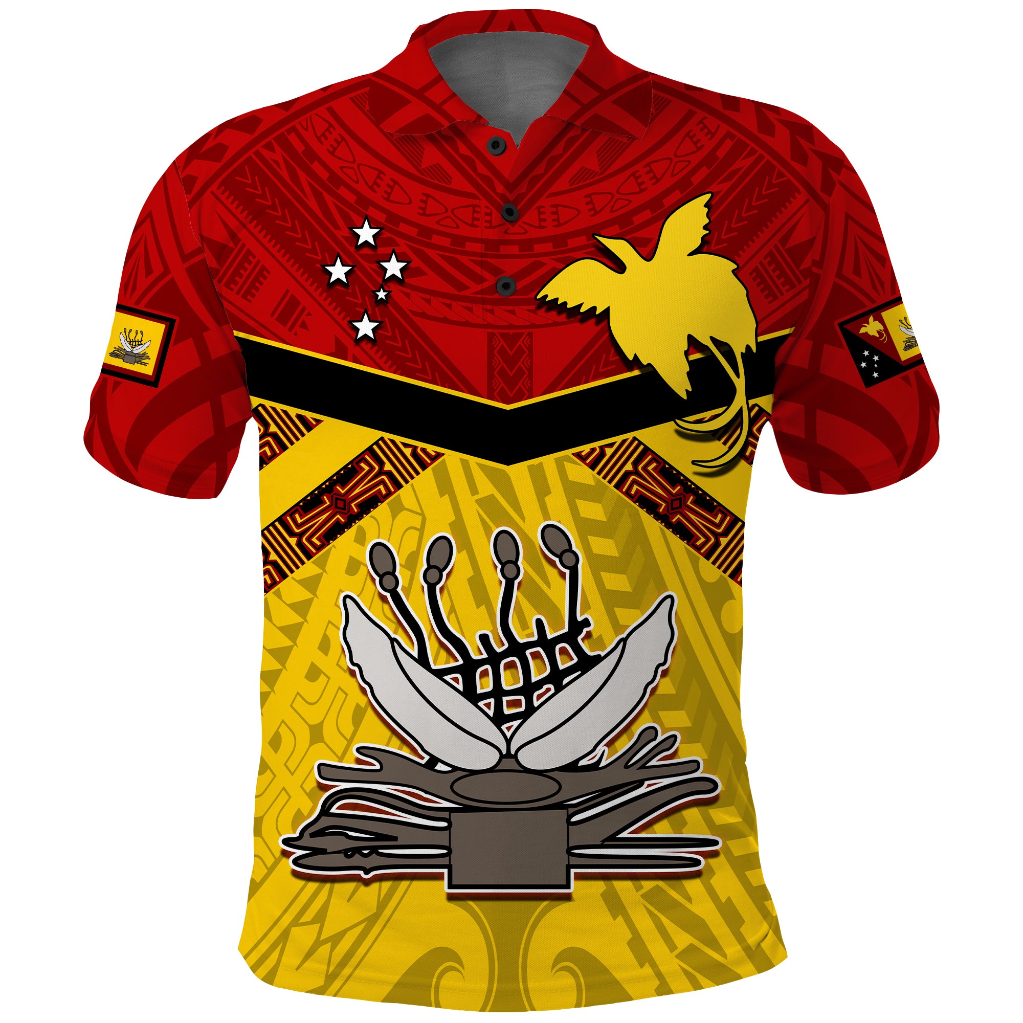 Western Province PNG Polo Shirt Papua New Guinea Special Version LT13 Unisex Red - Polynesian Pride