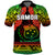 (Custom Text and Number) Samoa Rugby Polo Shirt Teuila Torch Ginger Gradient Style LT14 - Polynesian Pride