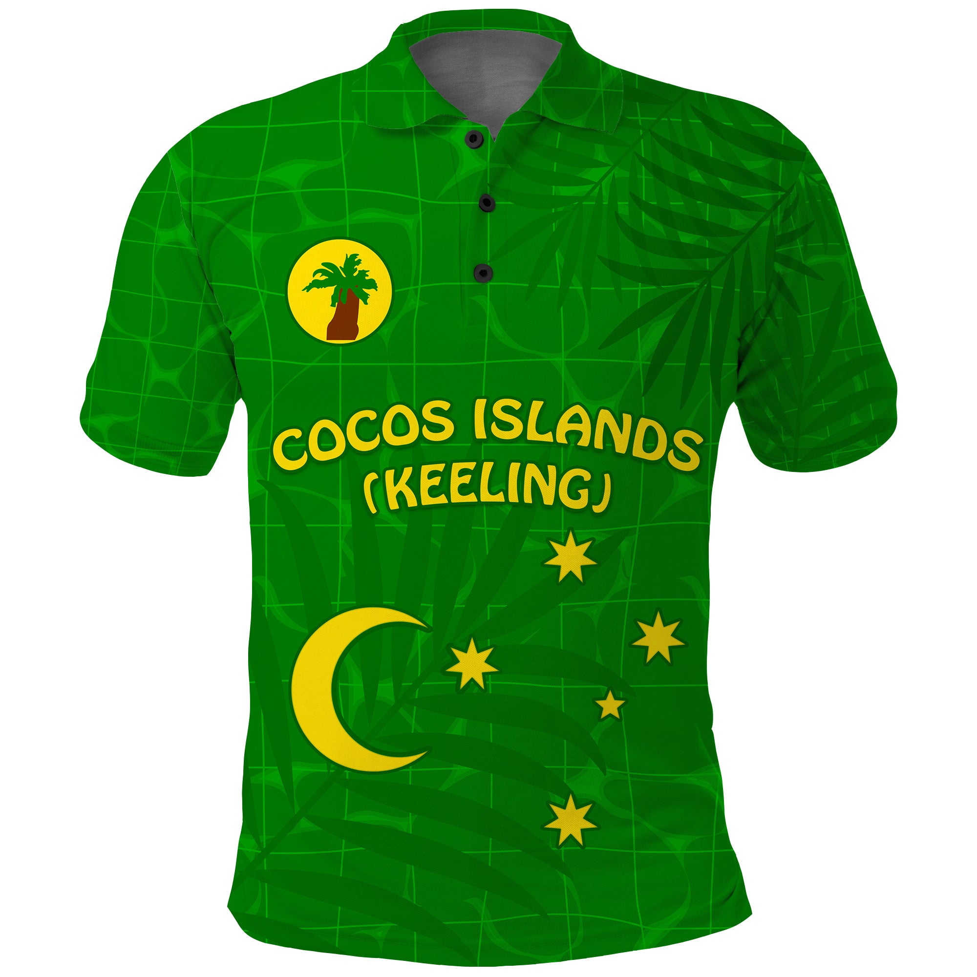 Cocos (Keeling) Islands Polo Shirt Proud Flag Unique LT13 Unisex Red - Polynesian Pride