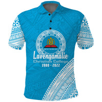 Custom Lavengamalie College Tonga Polo Shirt Happy 42nd Anniversary LT13 - Polynesian Pride