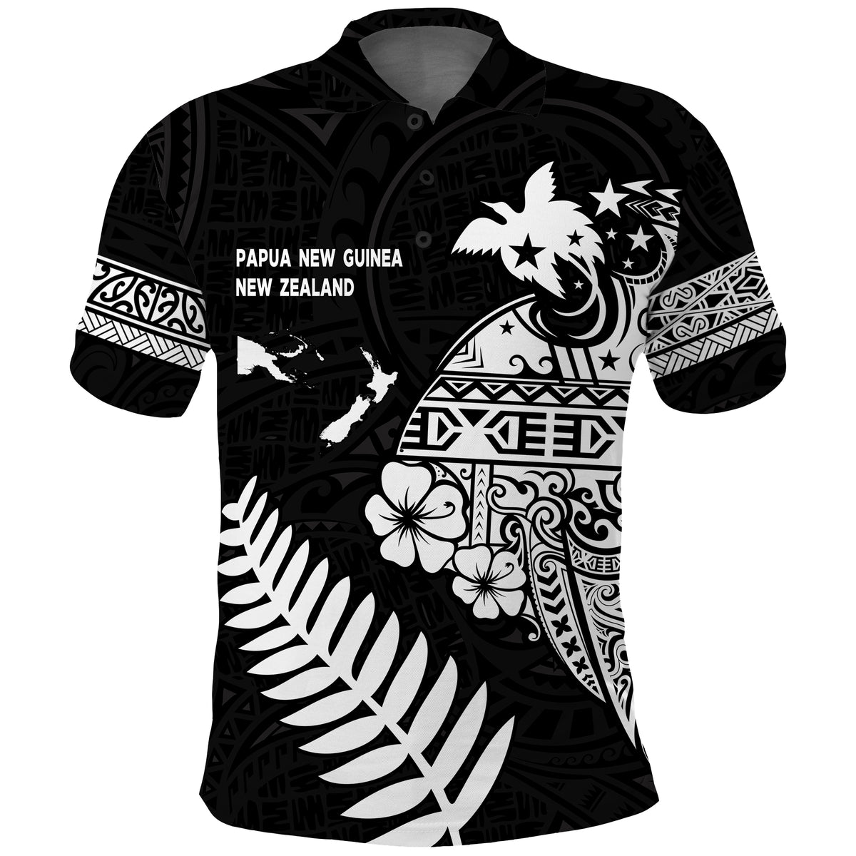Custom Papua New Guinea New Zealand Polo Shirt Maori Polynesian LT13 - Polynesian Pride