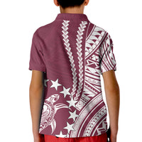 Cook Islands Mangaia Polynesian Polo Shirt KID LT6 - Polynesian Pride