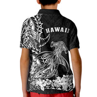 Hawaii Polynesian Polo Shirt KID Wild Hammerhead Sharks LT13 - Polynesian Pride