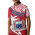 (Custom Personalised) Samoa Polo Shirt KID Samoan Coat Of Arms With Coconut Red Style LT14 - Polynesian Pride
