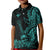 Hawaii Polynesian Polo Shirt KID Ukulele Turquoise LT13 Unisex Turquoise - Polynesian Pride