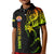 Society Islands Polo Shirt KID Mix Pattern Leeward Islands French Polynesia LT13 Unisex Reggae - Polynesian Pride
