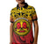 (Custom Personalised) Marquesas Islands Polo Shirt KID Mata Tiki Polynesian Pattern LT13 - Polynesian Pride