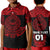 (Custom Personalised) Marquesas Islands Polo Shirt KID Marquesan Tattoo Simplified Version - Red LT8 Unisex Red - Polynesian Pride