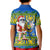 Solomon Islands Christmas Polo Shirt KID Cool Santa Claus LT6 - Polynesian Pride