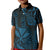(Custom Personalised) Hawaii Kanaka Map Polo Shirt KID Blue Style LT6 Unisex Blue - Polynesian Pride
