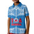 Toa Samoa Rugby Polo Shirt KID Blue Sky LT6 Kid Blue - Polynesian Pride