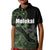(Custom Personalised) Hawaiian Islands Polo Shirt KID Molokai LT6 Unisex Green - Polynesian Pride