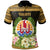French Polynesia Tahiti Polo Shirt Tahitian Of Seal Tropical Flowers Style Unisex Black - Polynesian Pride