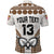 Custom Text and Number Fiji Rugby Bati Polo Shirt Proud Tapa Pattern LT13 - Polynesian Pride