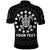 Custom Islands Polo Shirt Circle Pattern Mix Sea Turtle Black Version LT14 - Polynesian Pride