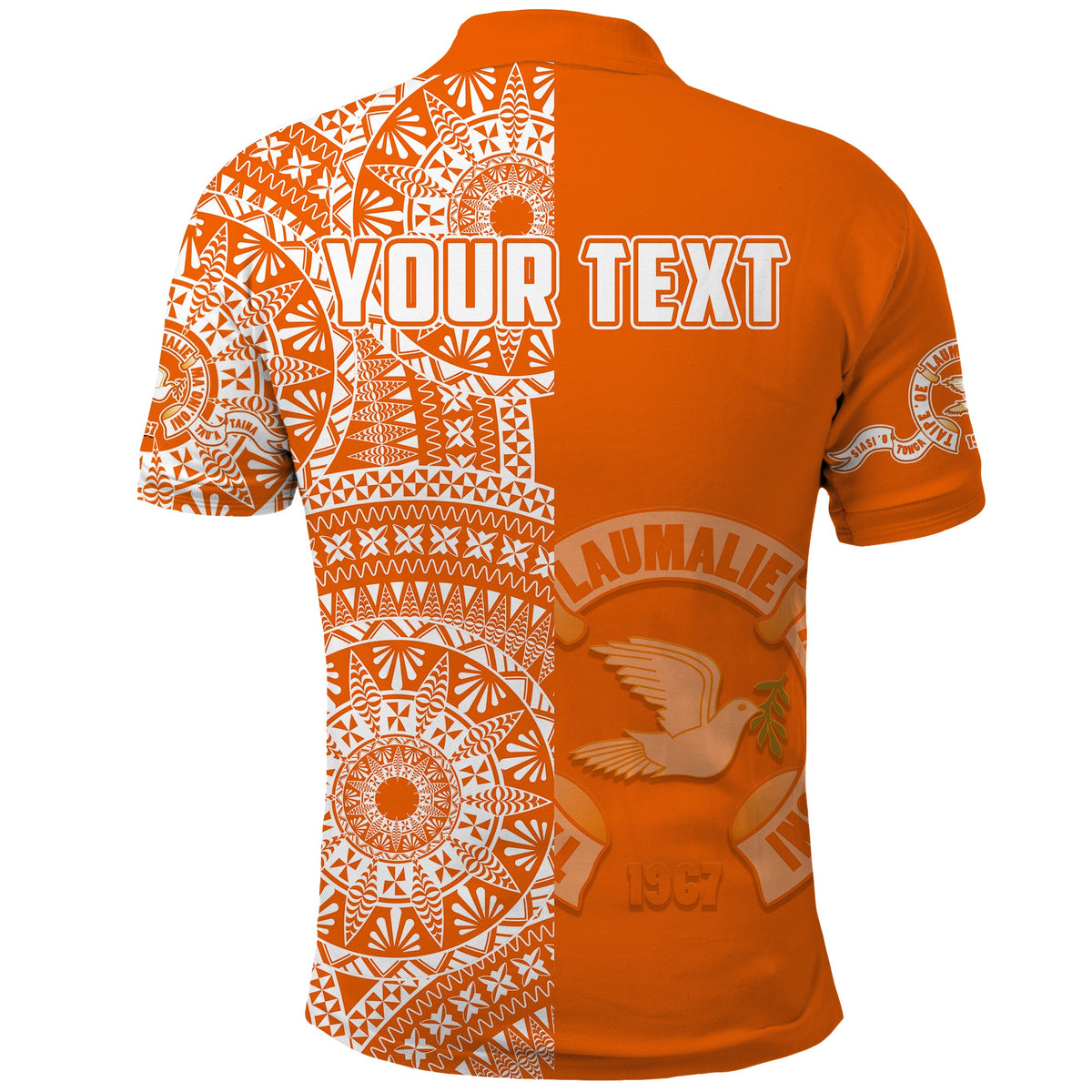 Custom Tailulu Tonga College Polo Shirt Tongan Ngatu Pattern LT14 - Polynesian Pride